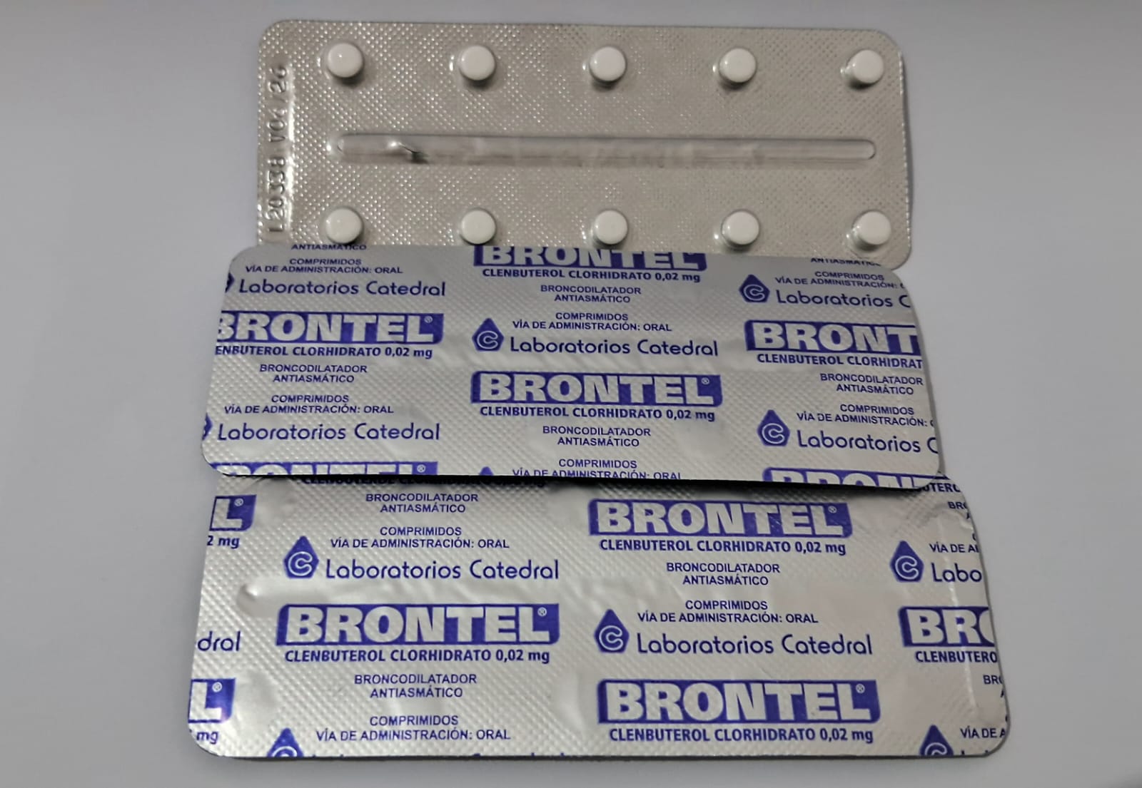 Clembuterol Cartela 10 comprimidos 0.2 mg